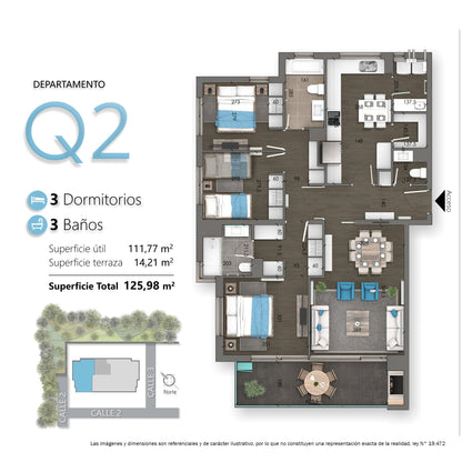 Venta Departamento Edificio Q - Valle Quinta Junge