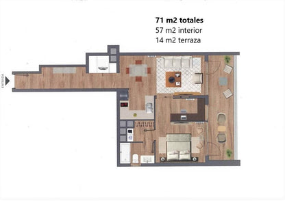 Departamento en Arriendo  - Altos De Idahue
